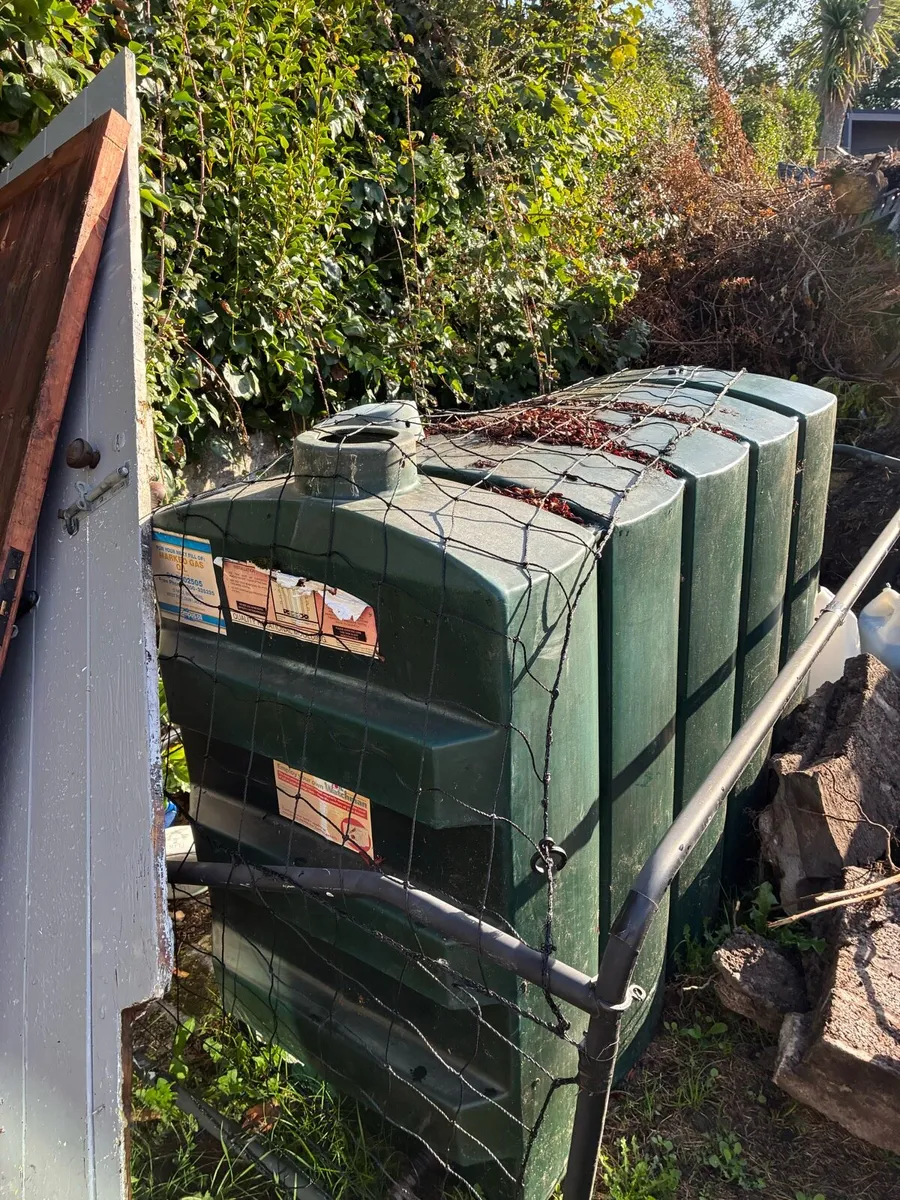 Home heating oil and tank