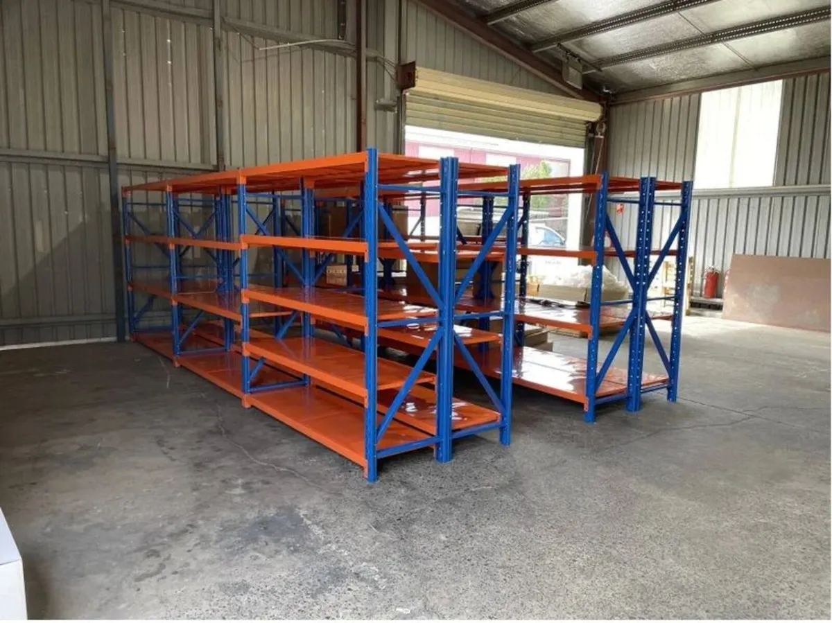 4 Tier Metal Longspan Shelving Sheds Garages - Image 1