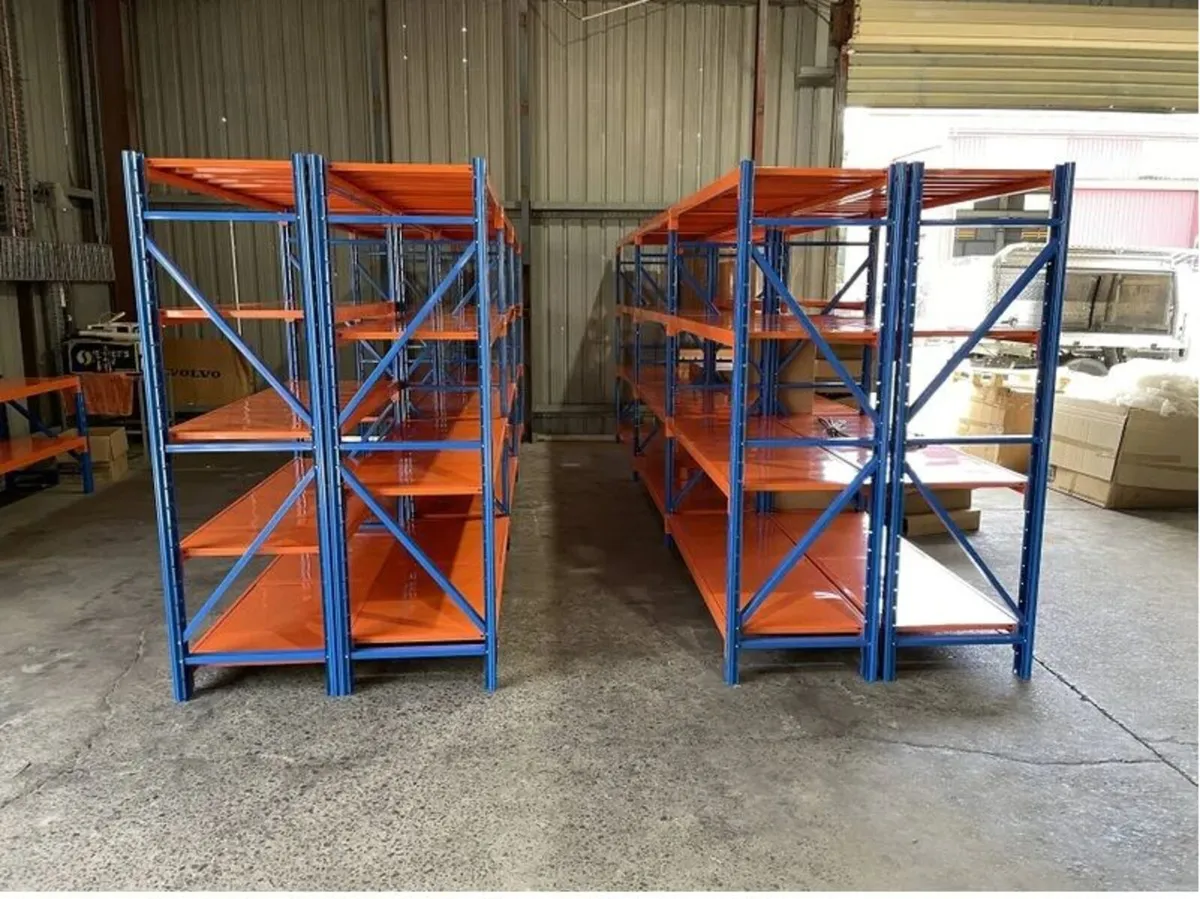 4 Tier Metal Longspan Shelving Sheds Garages - Image 2
