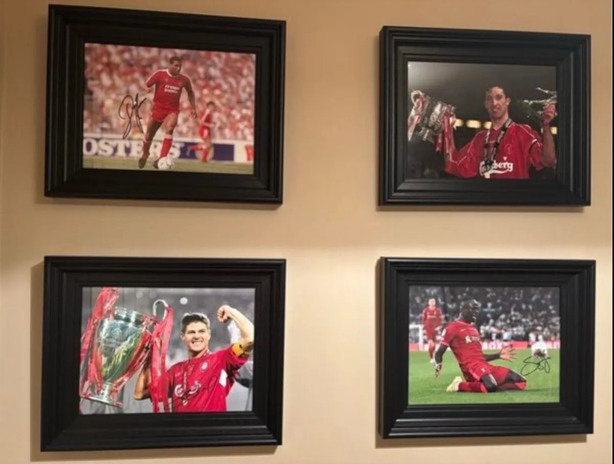 Liverpool Hand Signed Framed Photographs - Image 1