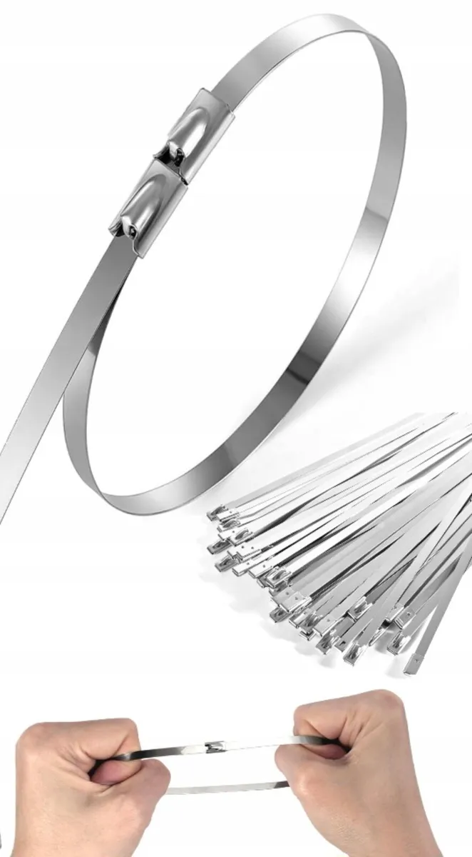 STAINLESS STEEL CABLE TIES 50 PACK FROM 8€ - Image 1