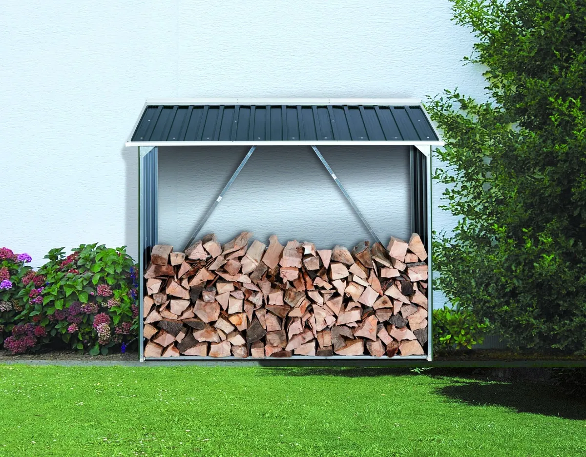 NEW – COOLA METAL WOODSTORE – GREY - Image 4