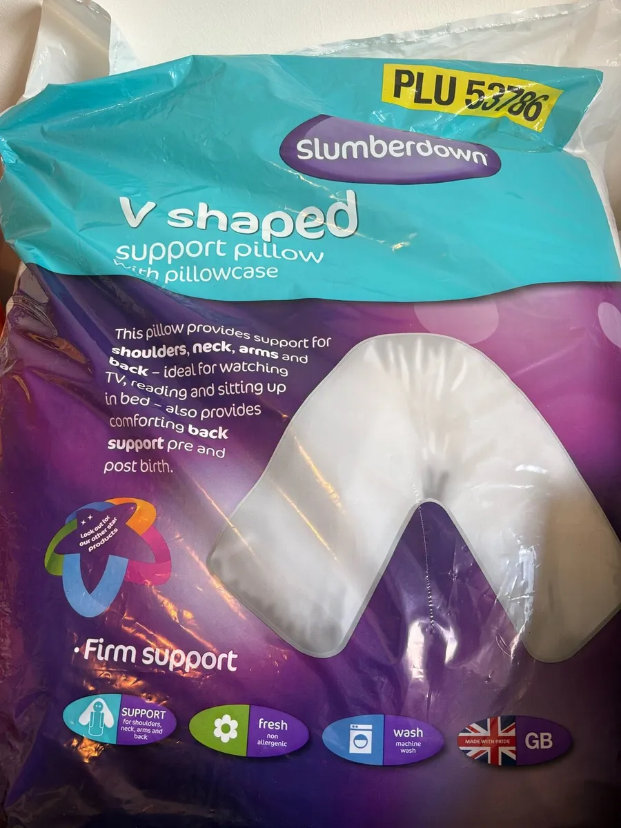 V shaped pillow