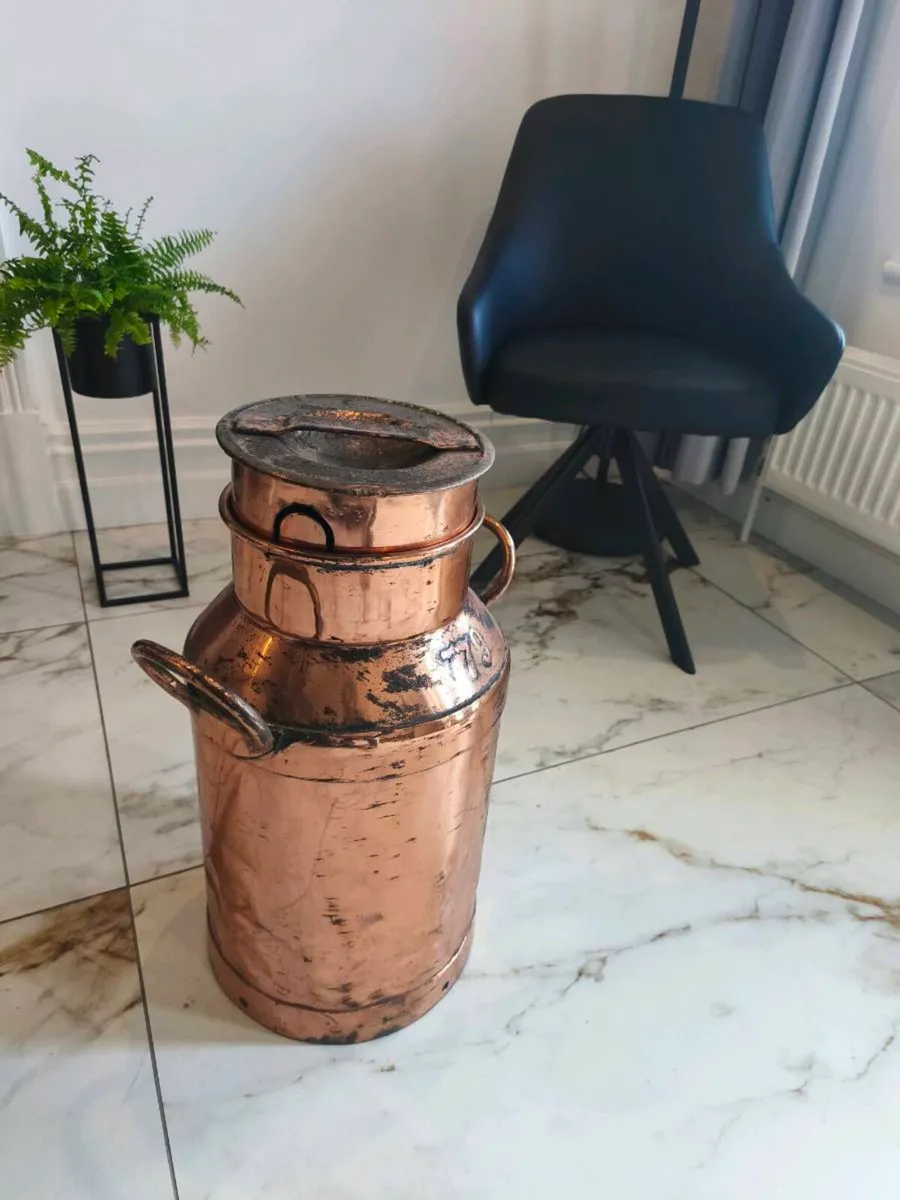 Milk can copper - Image 2
