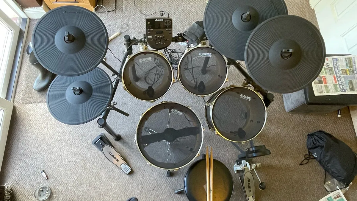 Custom Alesis Nitro Drum Kit - Image 1