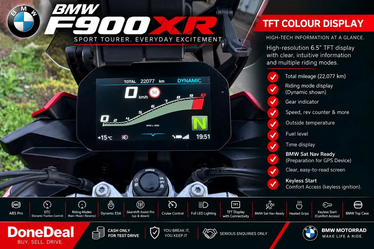 2022  F 900 XR – Fully Loaded – Full BMW History - Image 2