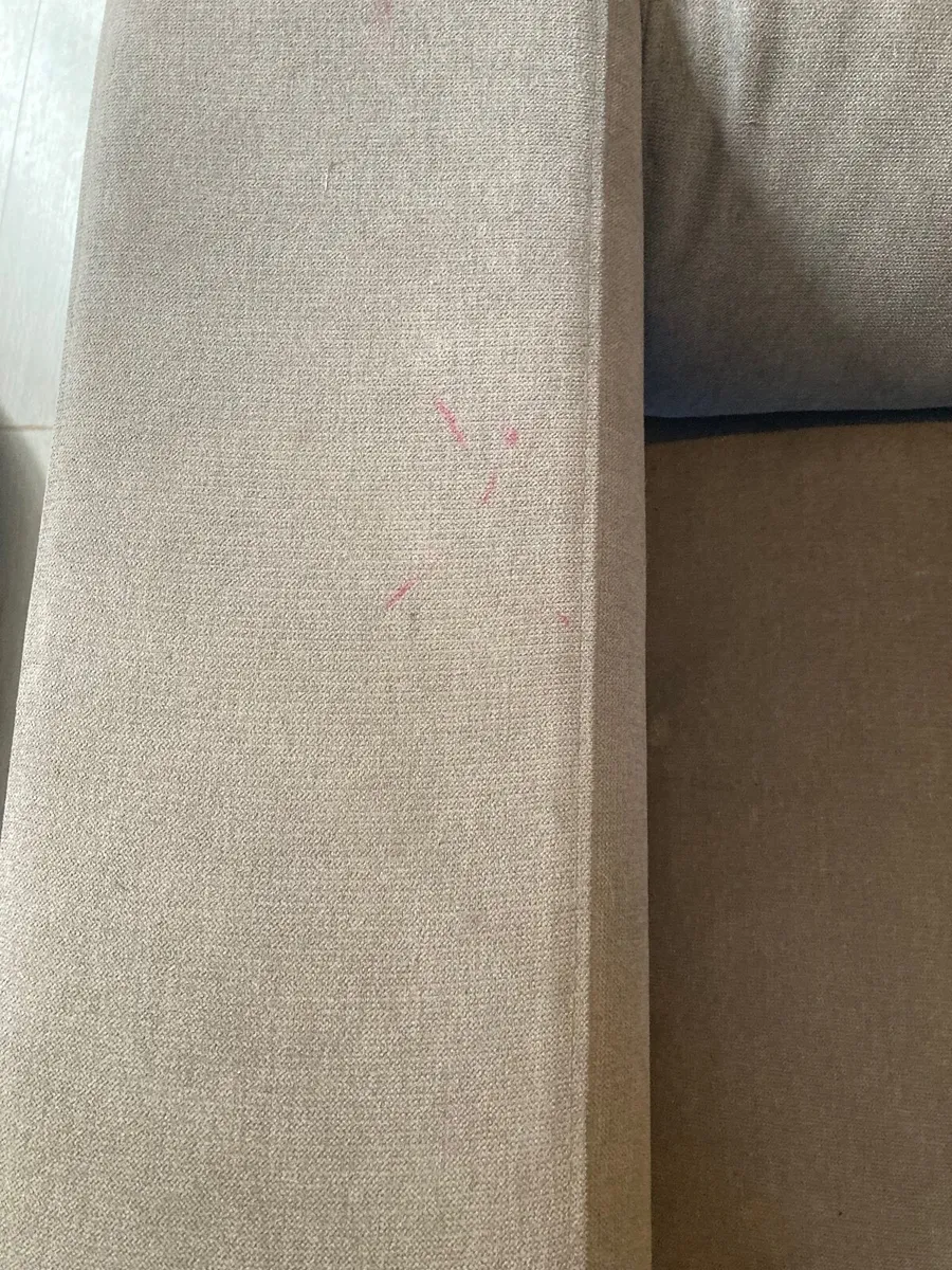Two piece grey sofa - Image 4