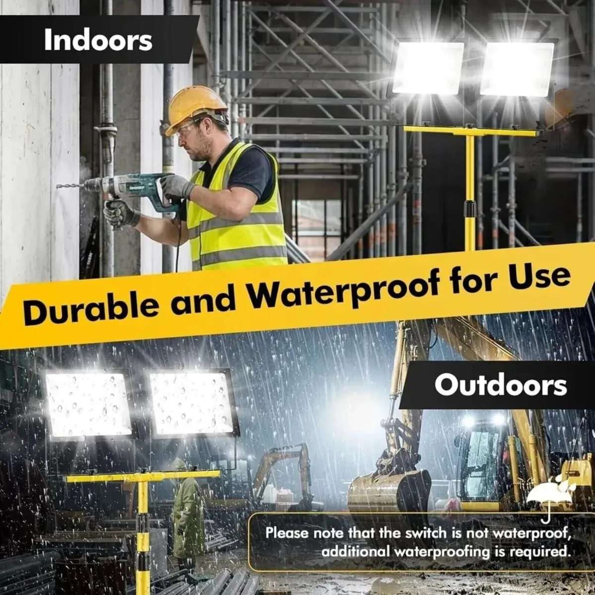 LED Work Light 300W Construction Site Lamp Pro - Image 3