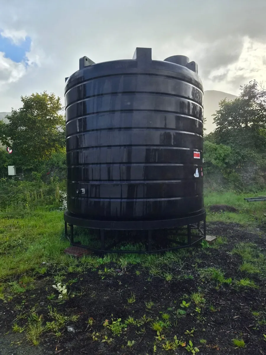 30000 ltr Water Storage cone tank with base - Image 2