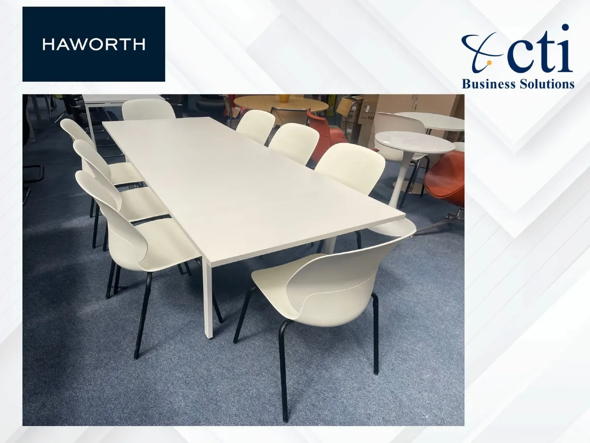 5 x Haworth Stacking Chairs - Grade A - Image 2