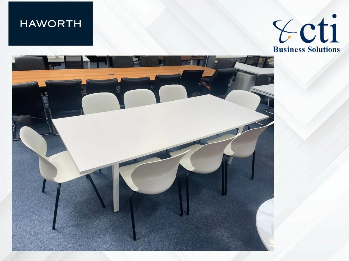 5 x Haworth Stacking Chairs - Grade A - Image 3