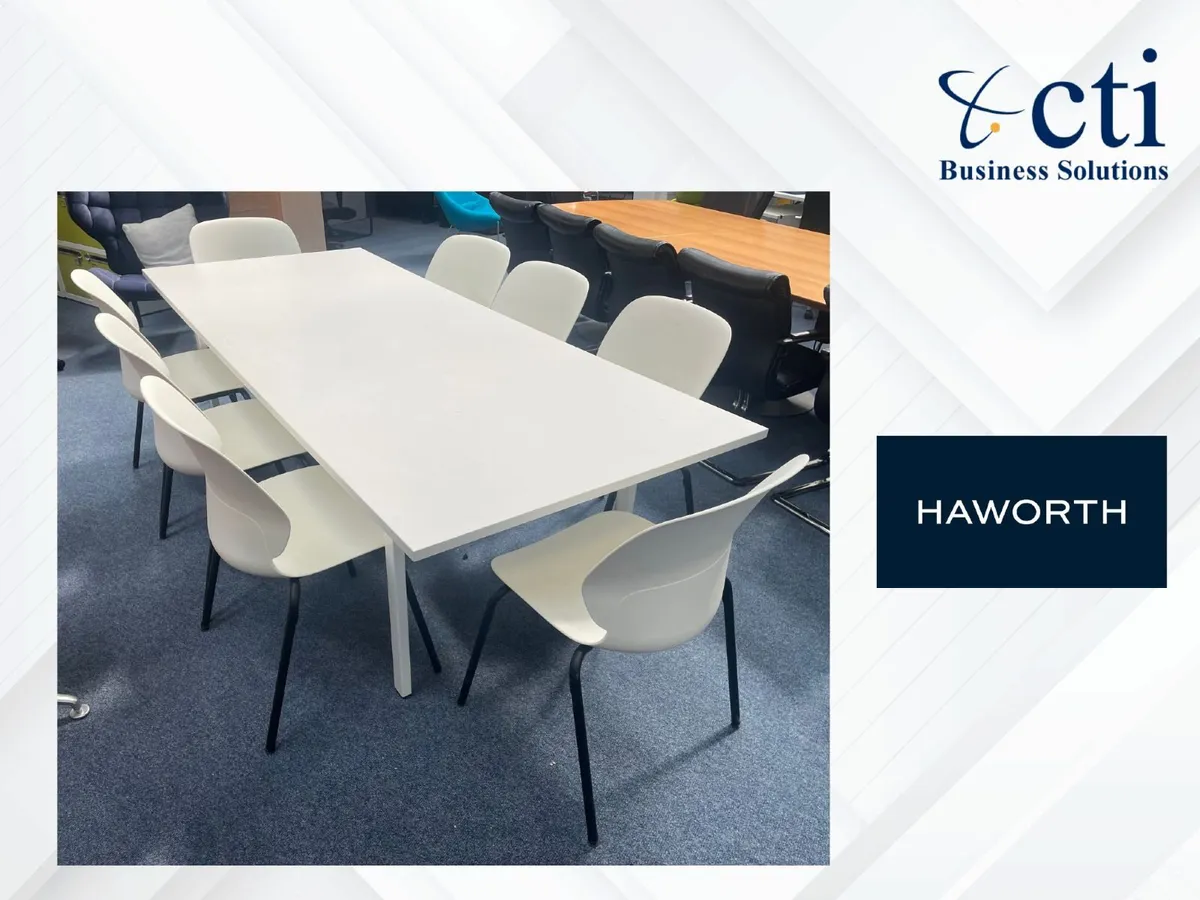 5 x Haworth Stacking Chairs - Grade A - Image 4