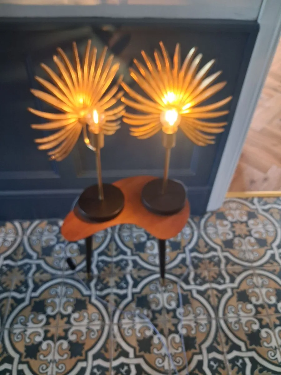 Stunning pair of accent  table lamps - Image 4
