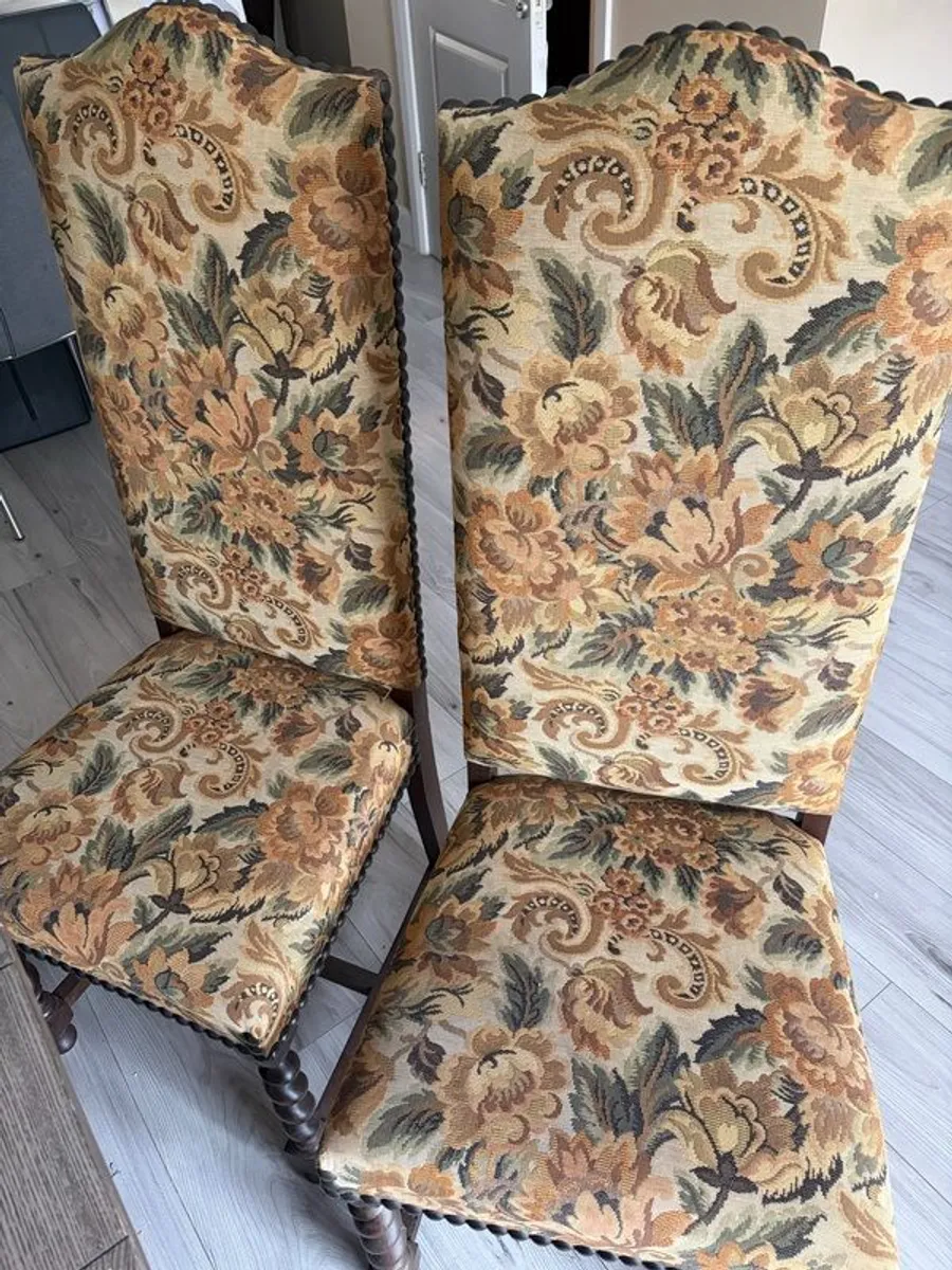 (6x)19th Century High Back Chairs - Image 1