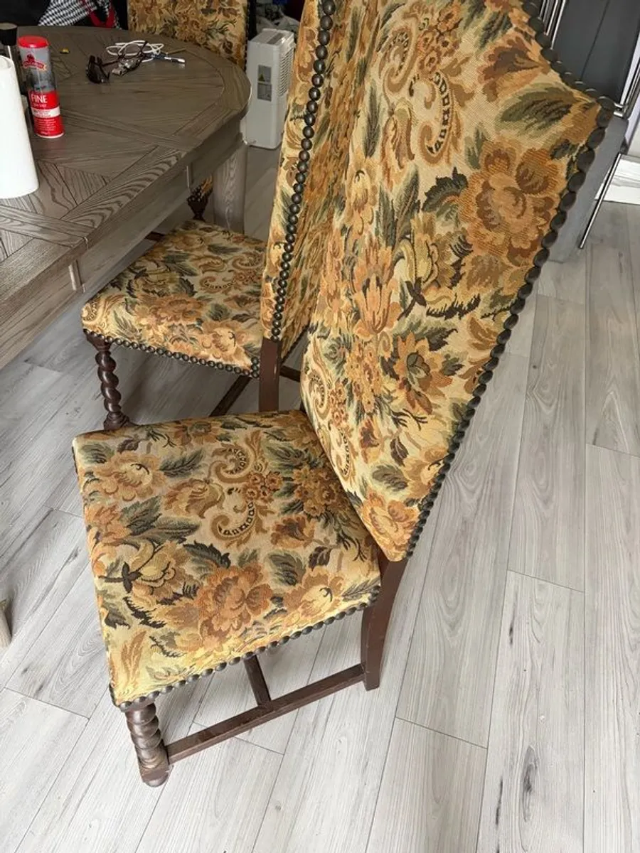 (6x)19th Century High Back Chairs - Image 2