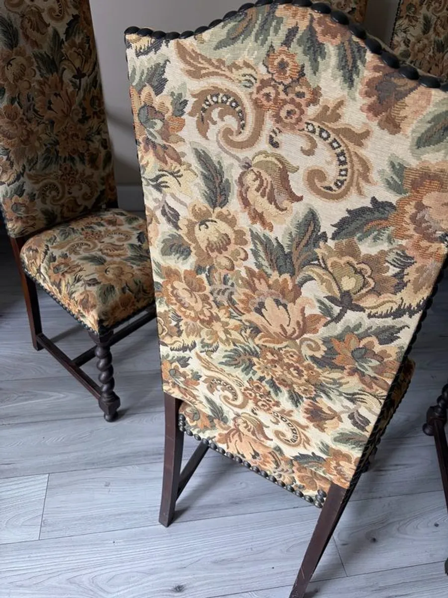 (6x)19th Century High Back Chairs - Image 4