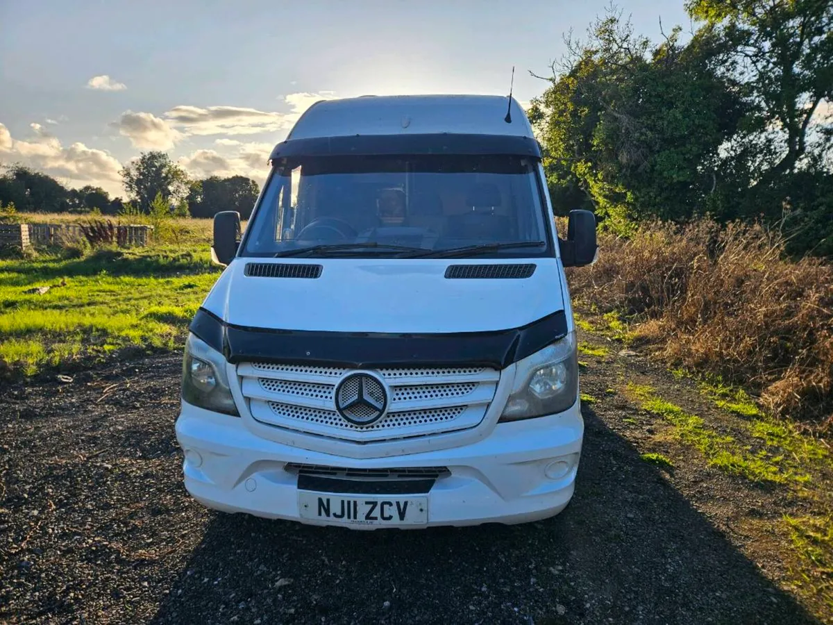 Mercedes Sprinter 4 Berth Camper/Motorbike Garage - Image 2
