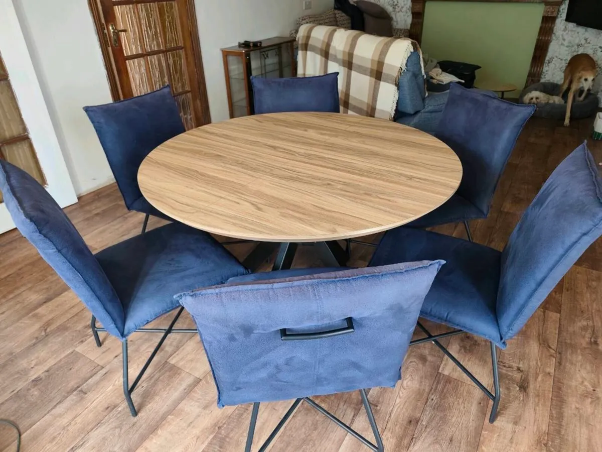 Dining table and 6 chairs (will sell separately) - Image 2