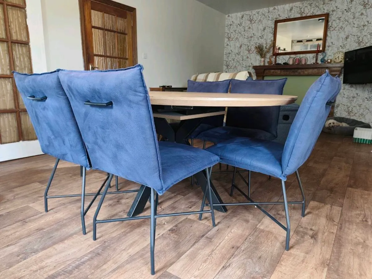 Dining table and 6 chairs (will sell separately) - Image 4