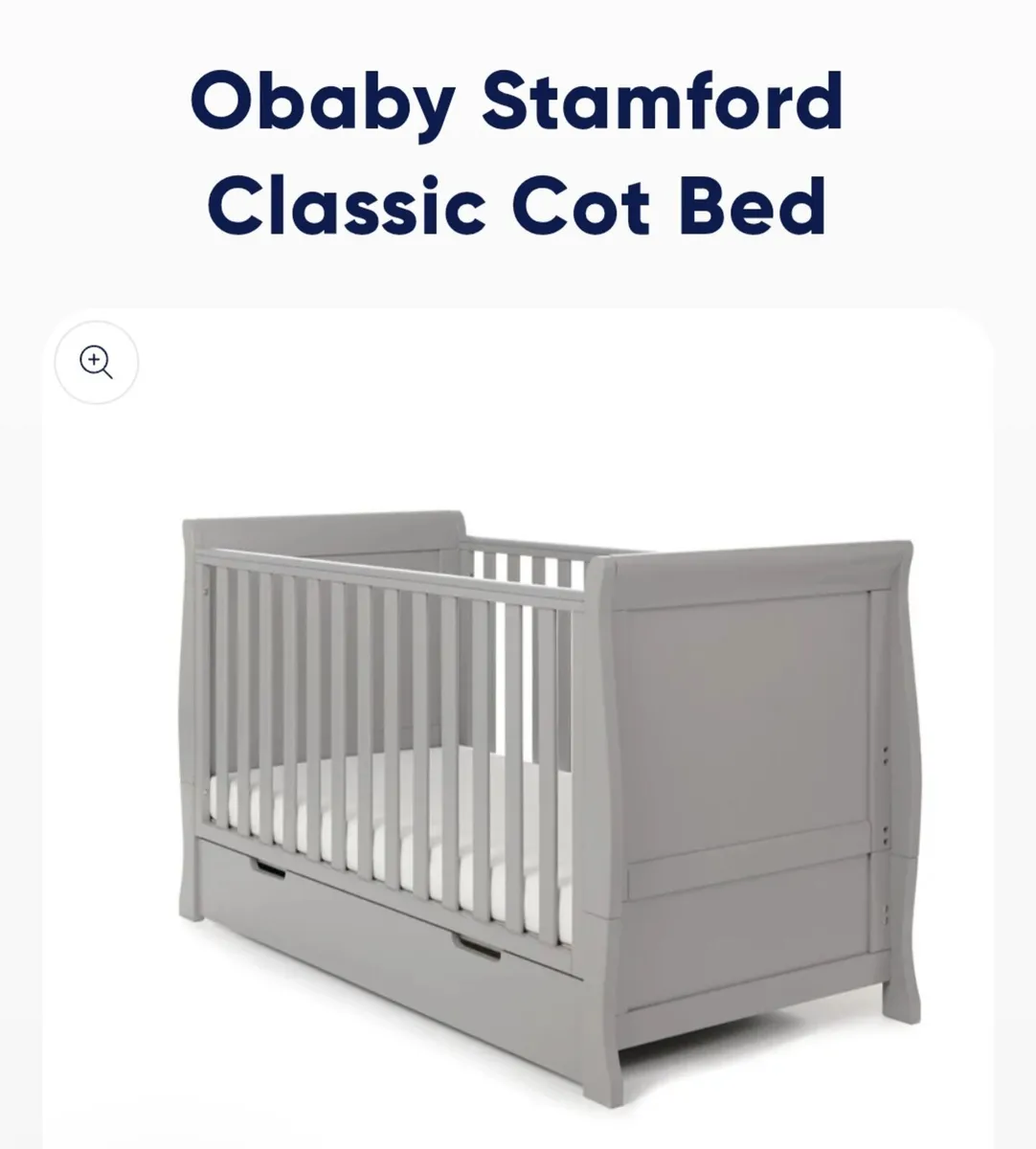Baby cot bed - Image 1