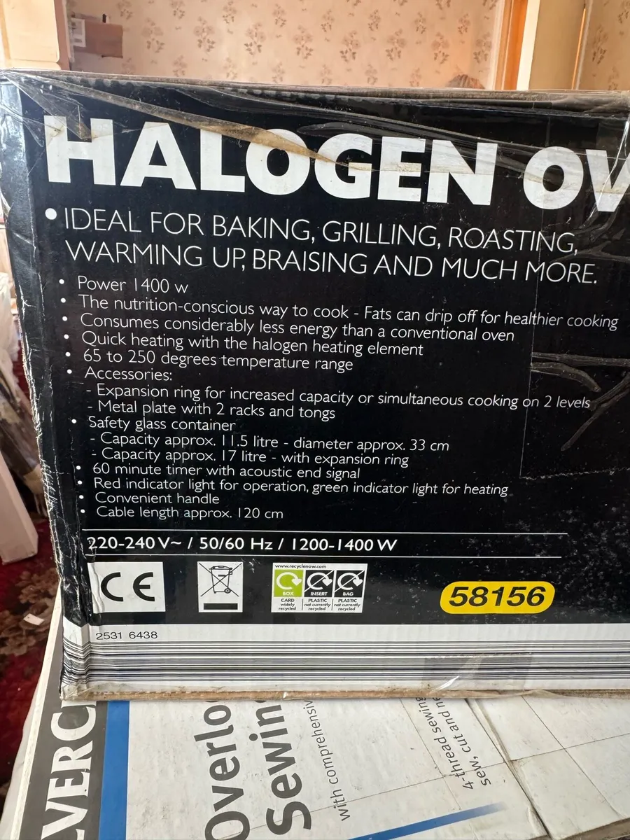 Brand new halogen oven boxed unused - Image 2
