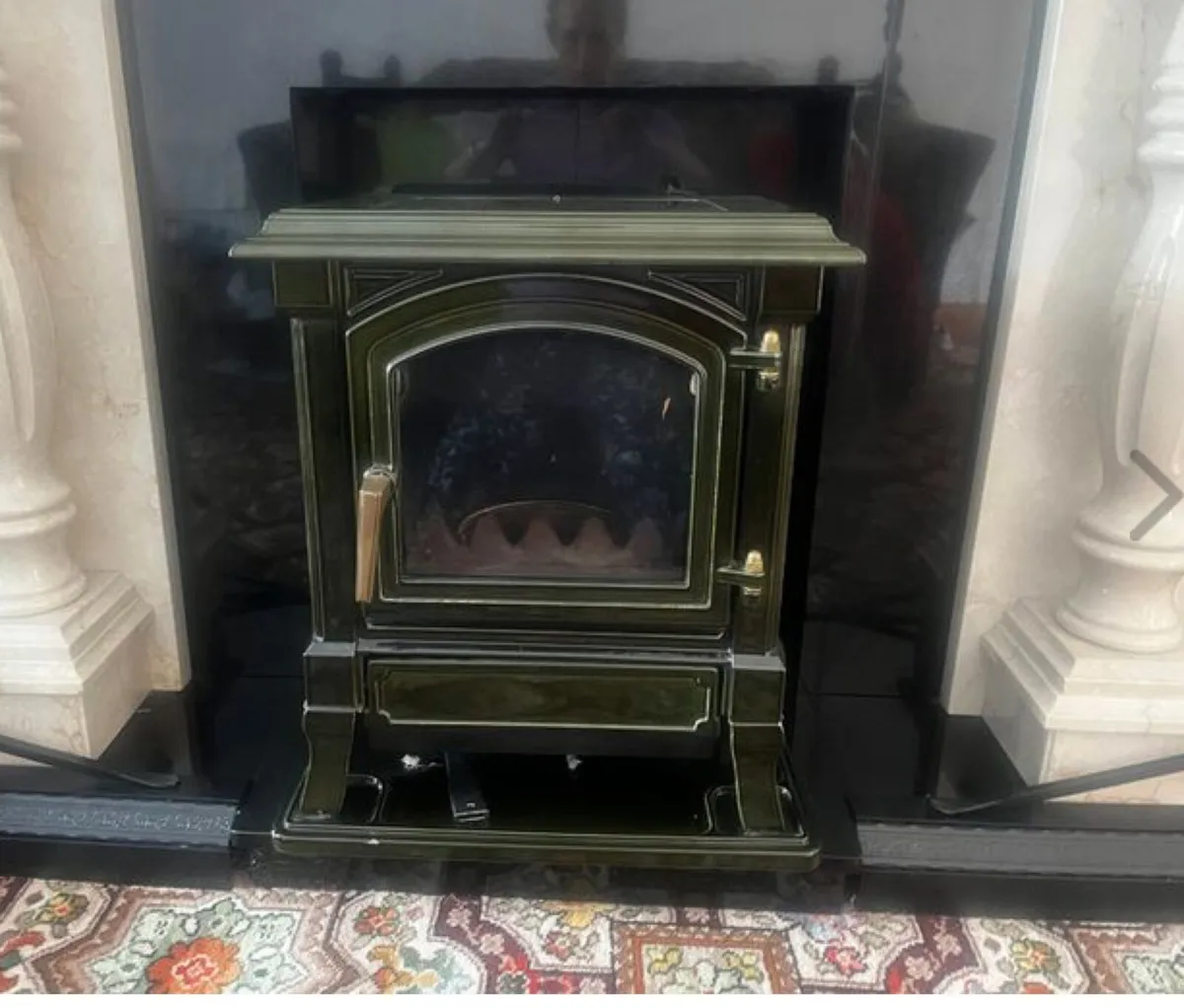 Cast Iron Nestor Martin Oil Burning Stove - Image 1