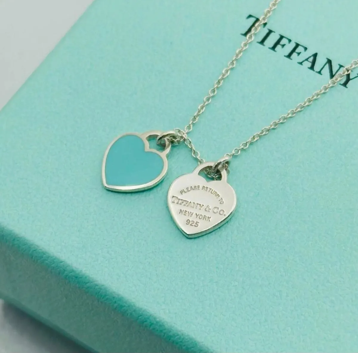 Tiffany & Co Heart Pendant Necklace - Image 1