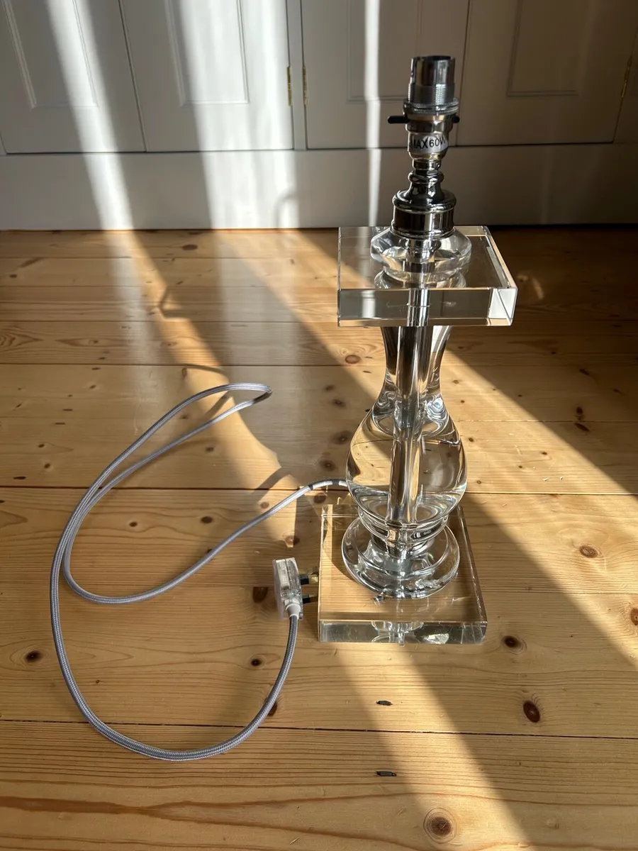 Neptune Glass Lamp base - Image 1