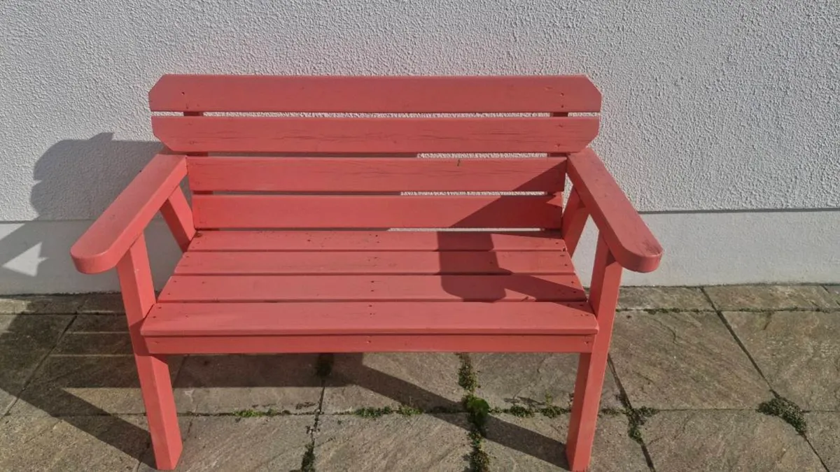 2 x Garden Benches - Image 2