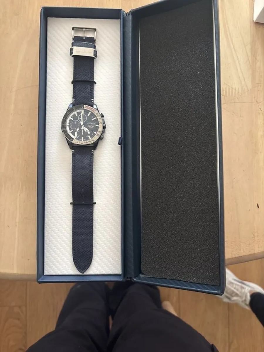 Casio Edifice EQB-1000AT-1AJR Scuderia AlhaTauri Limited Edition 2021-Full set - Image 1