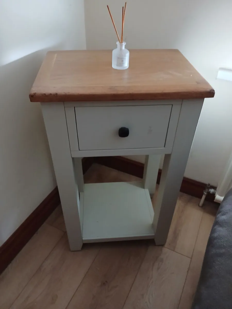 Lamp table solid wood - Image 1