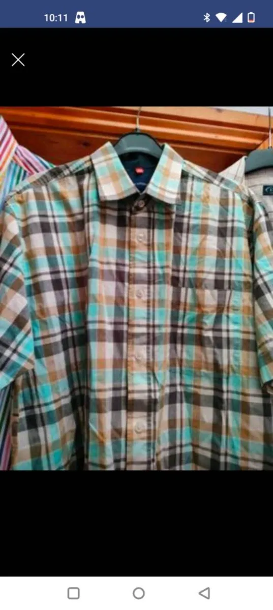 Men's short sleeve cotton shirt like new €10 size - Image 2