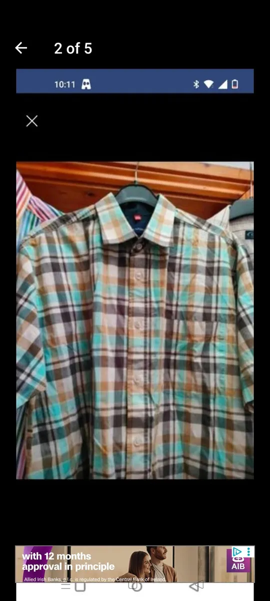 Men's short sleeve cotton shirt like new €10 size - Image 3
