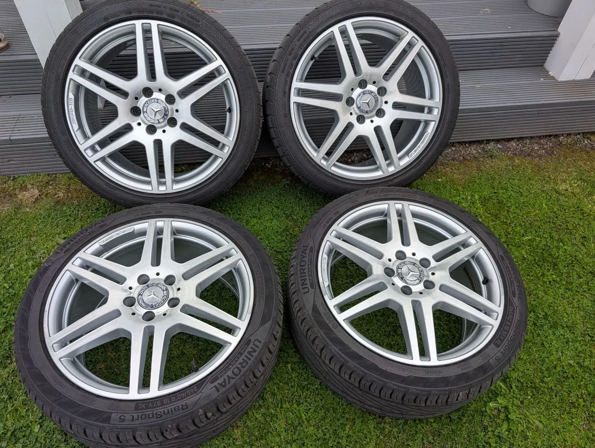 R18 R17 5x112 genuine MERCEDES BENZ AMG wheels - Image 1