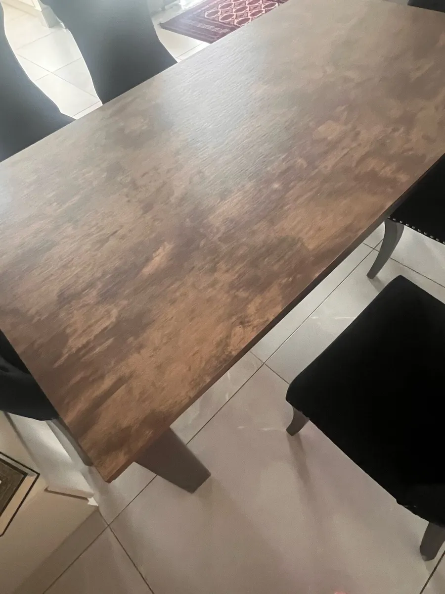 Dining Table With 6 Chairs - Image 2