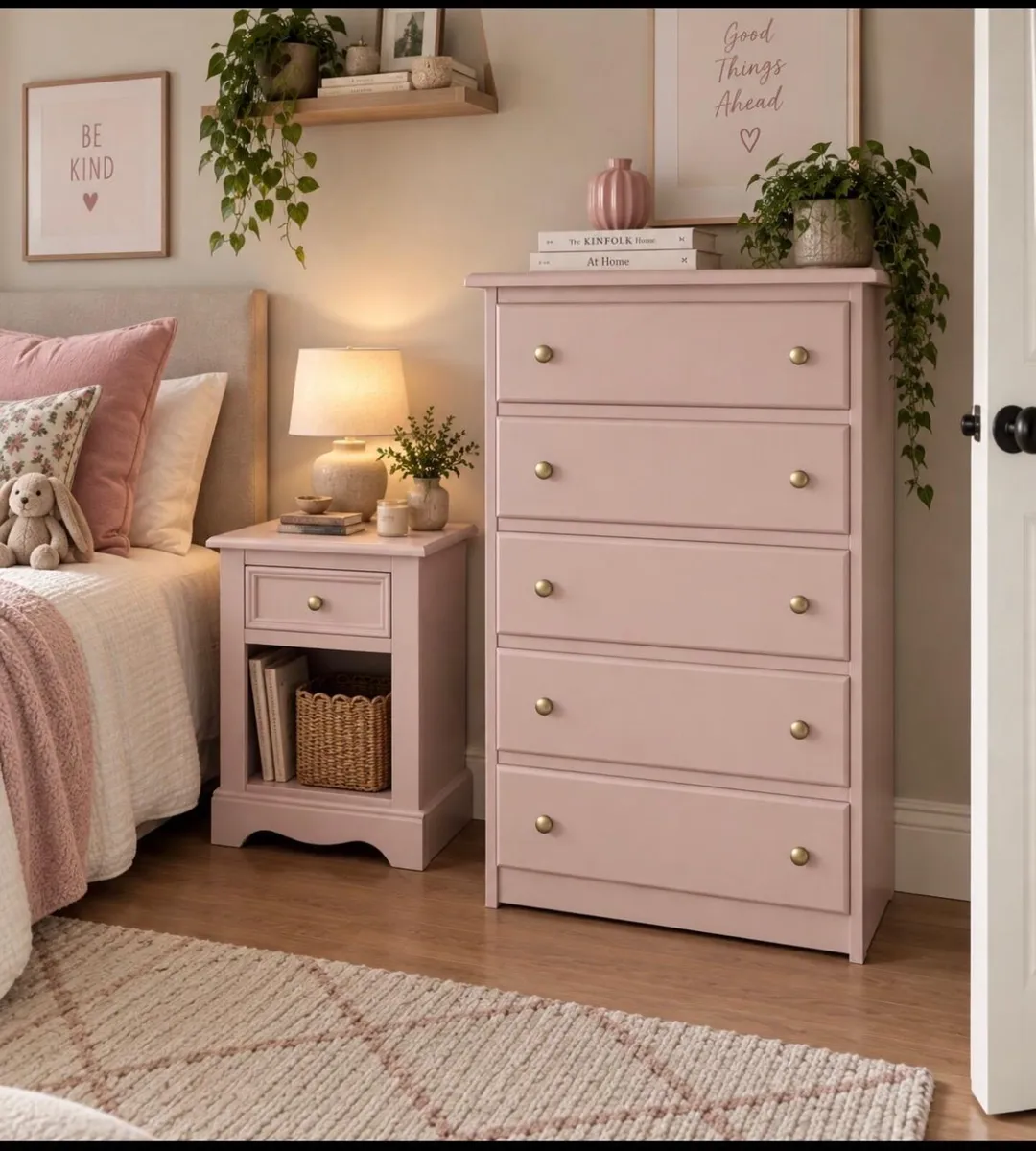 Chest of drawers & locker - Image 1