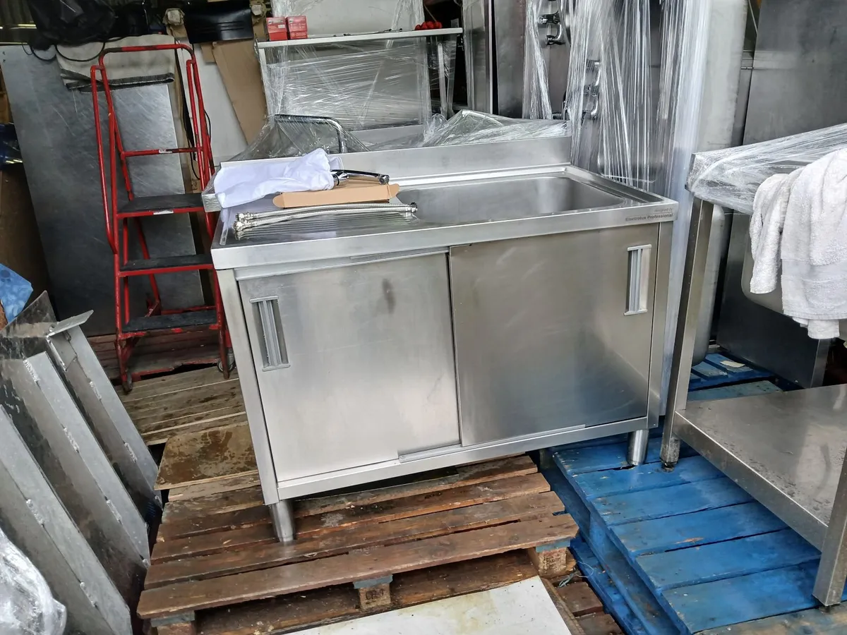 Staneless steel cabbinet sink unit complete - Image 2
