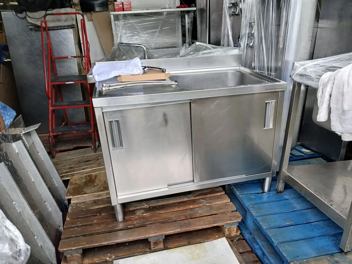 Staneless steel cabbinet sink unit complete - Image 3
