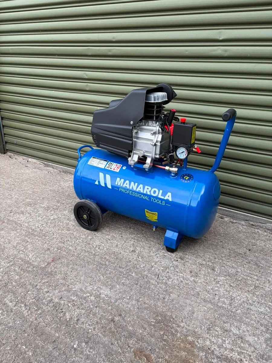 BRAND NEW MANAROLA 50 LITRE AIR COMPRESSOR - Image 1