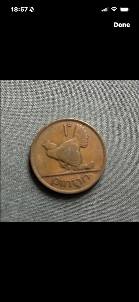 1928 Irish Penny/ Pingin - Image 2