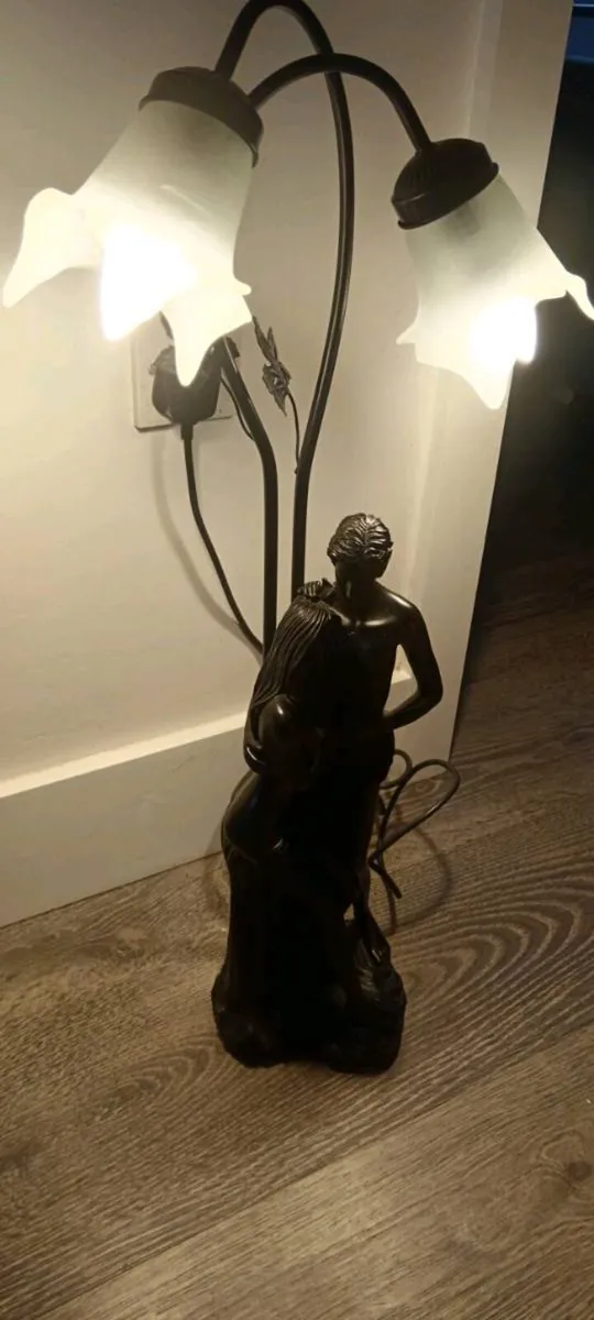 Art nouveau style table lamp - Image 3