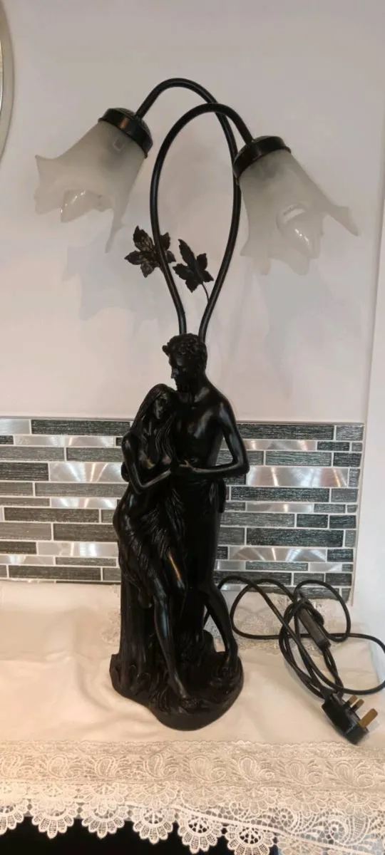 Art nouveau style table lamp - Image 2