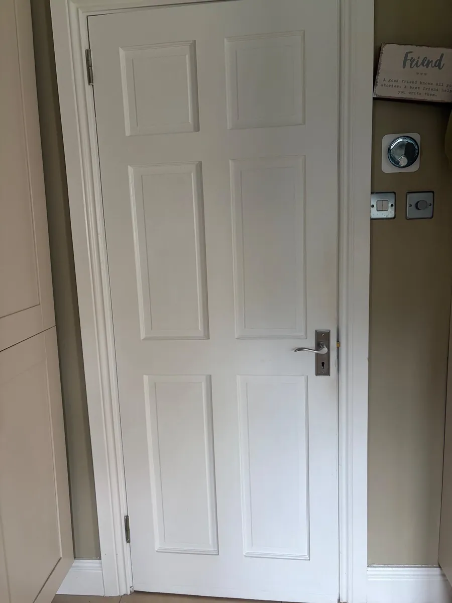 Internal doors solid wood & double glass doors - Image 1