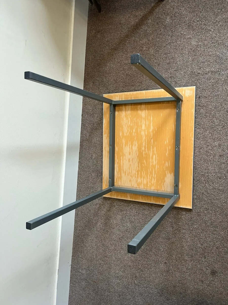 5 Office / Training Tables Heavy Duty Metal Frame - Image 4