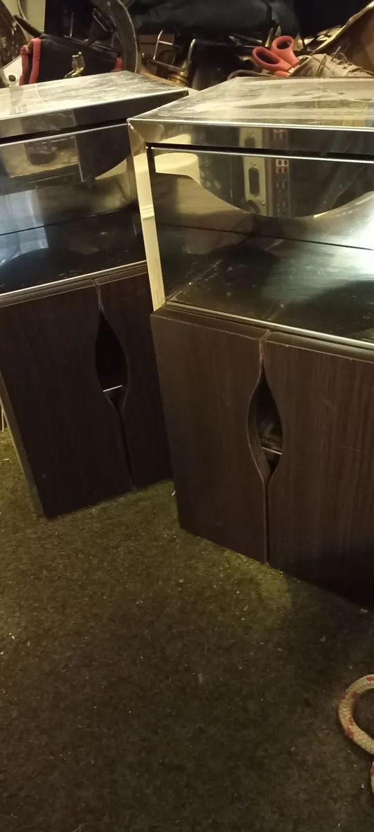 Pair of Small Bedside Cabinets - Image 1