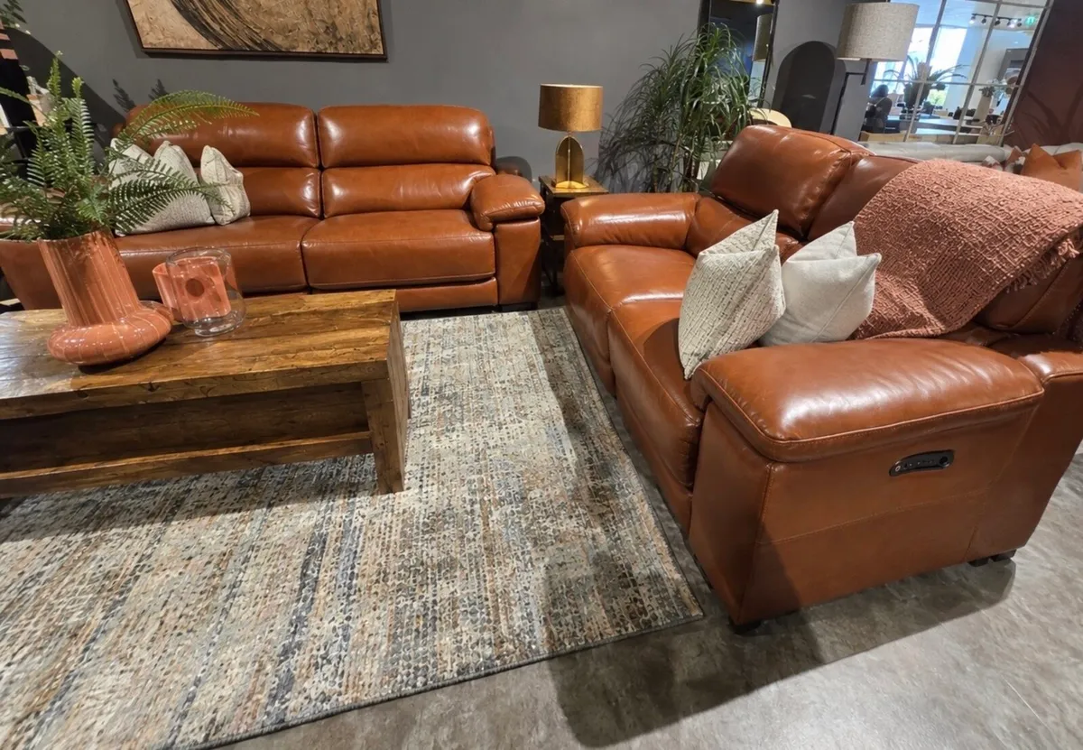 Devon leather sofa - Image 1