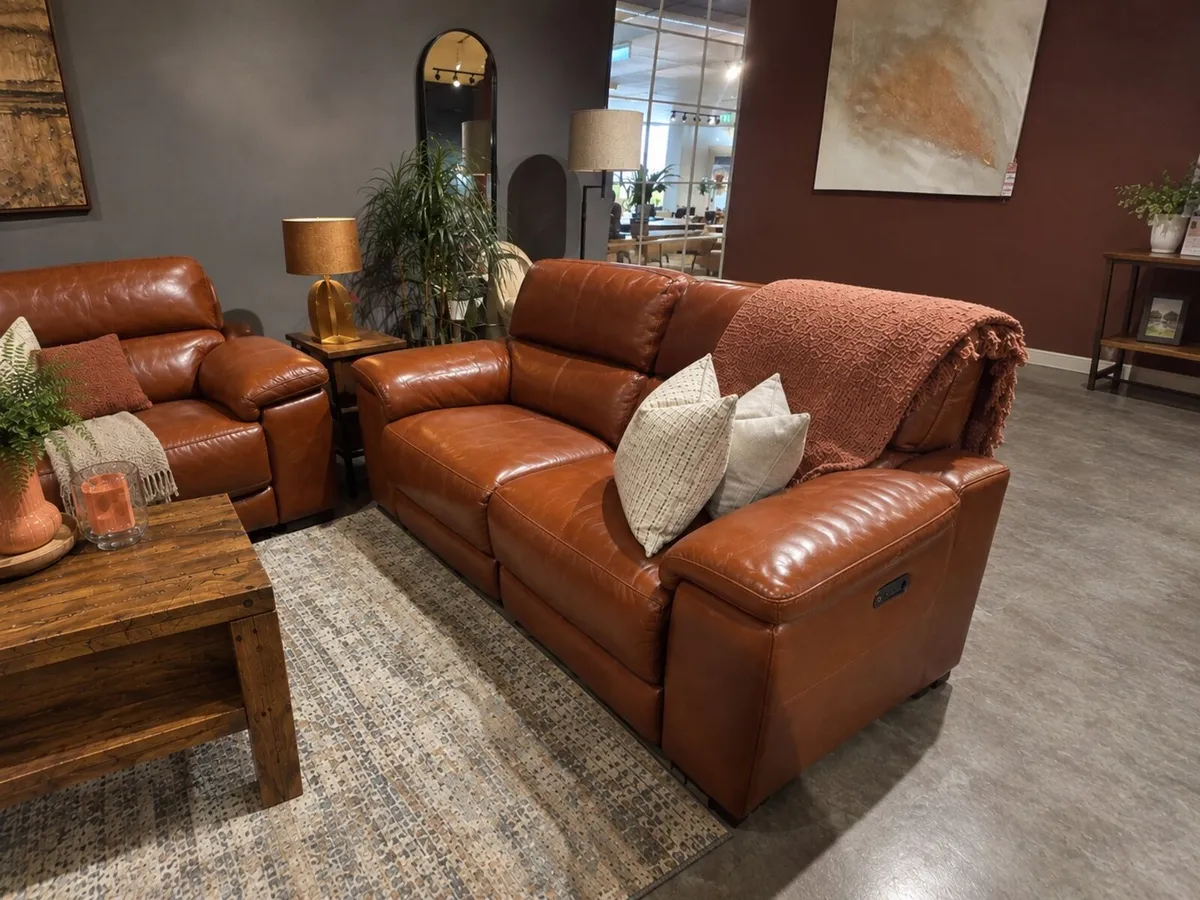 Devon leather sofa - Image 2