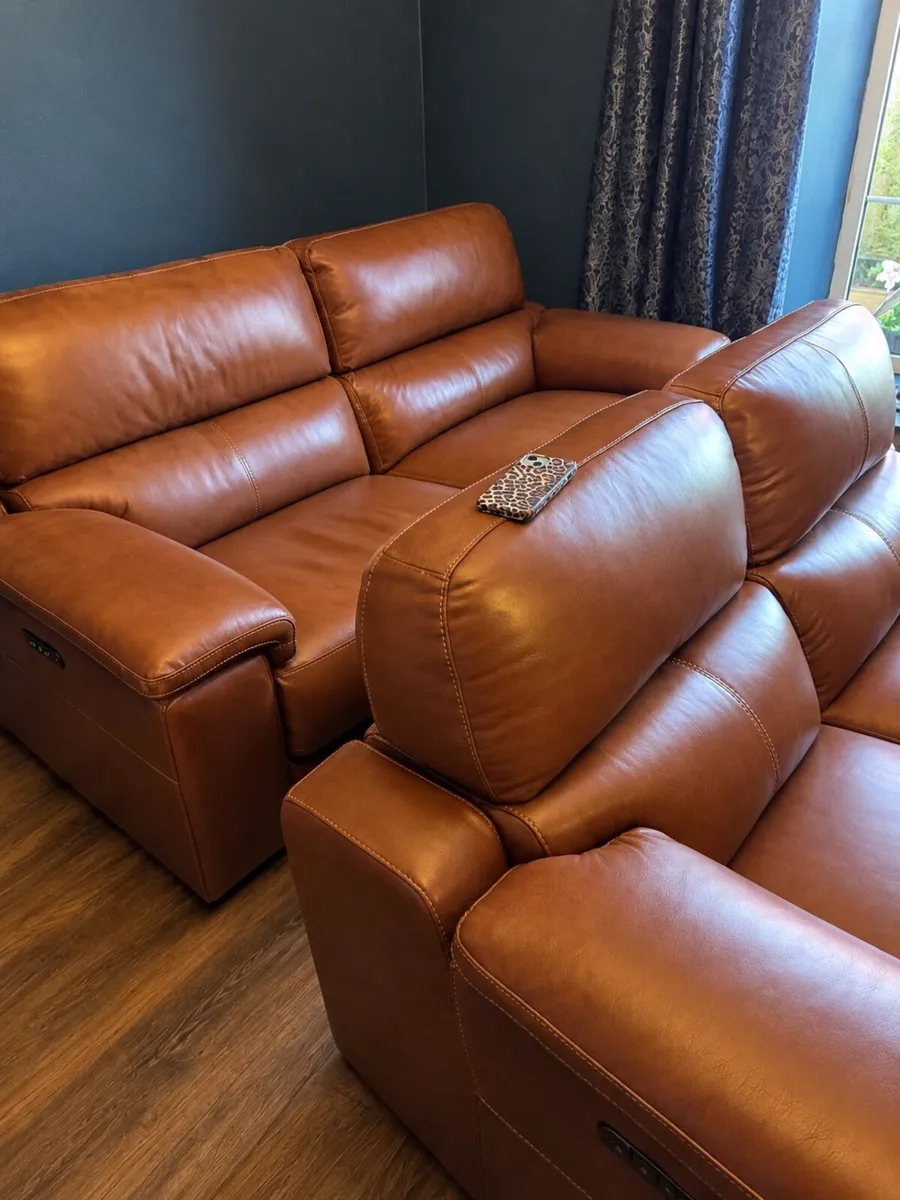 Devon leather sofa - Image 4
