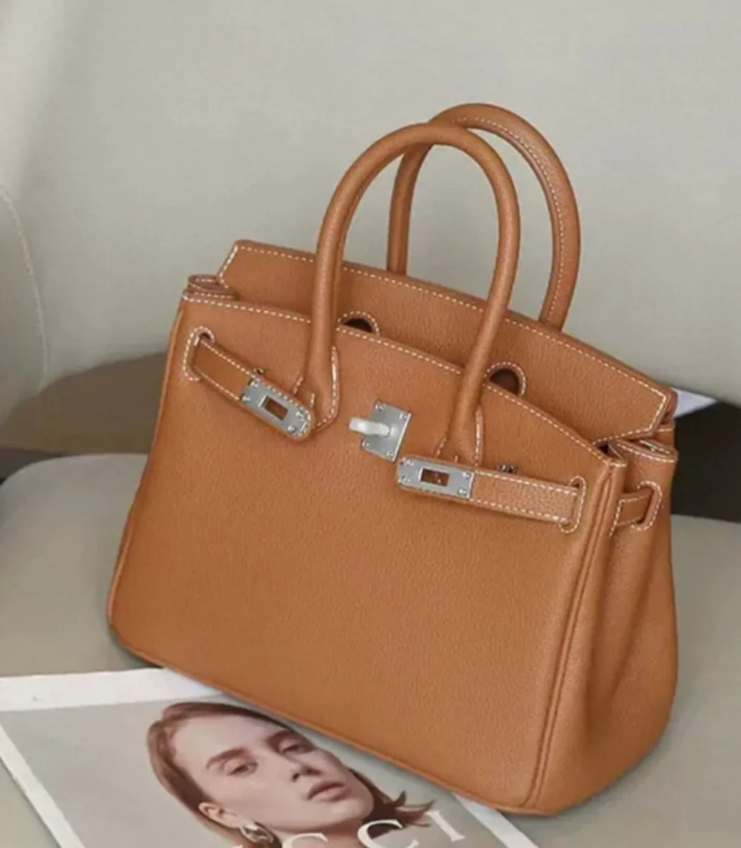 Leather hand bag - Image 1
