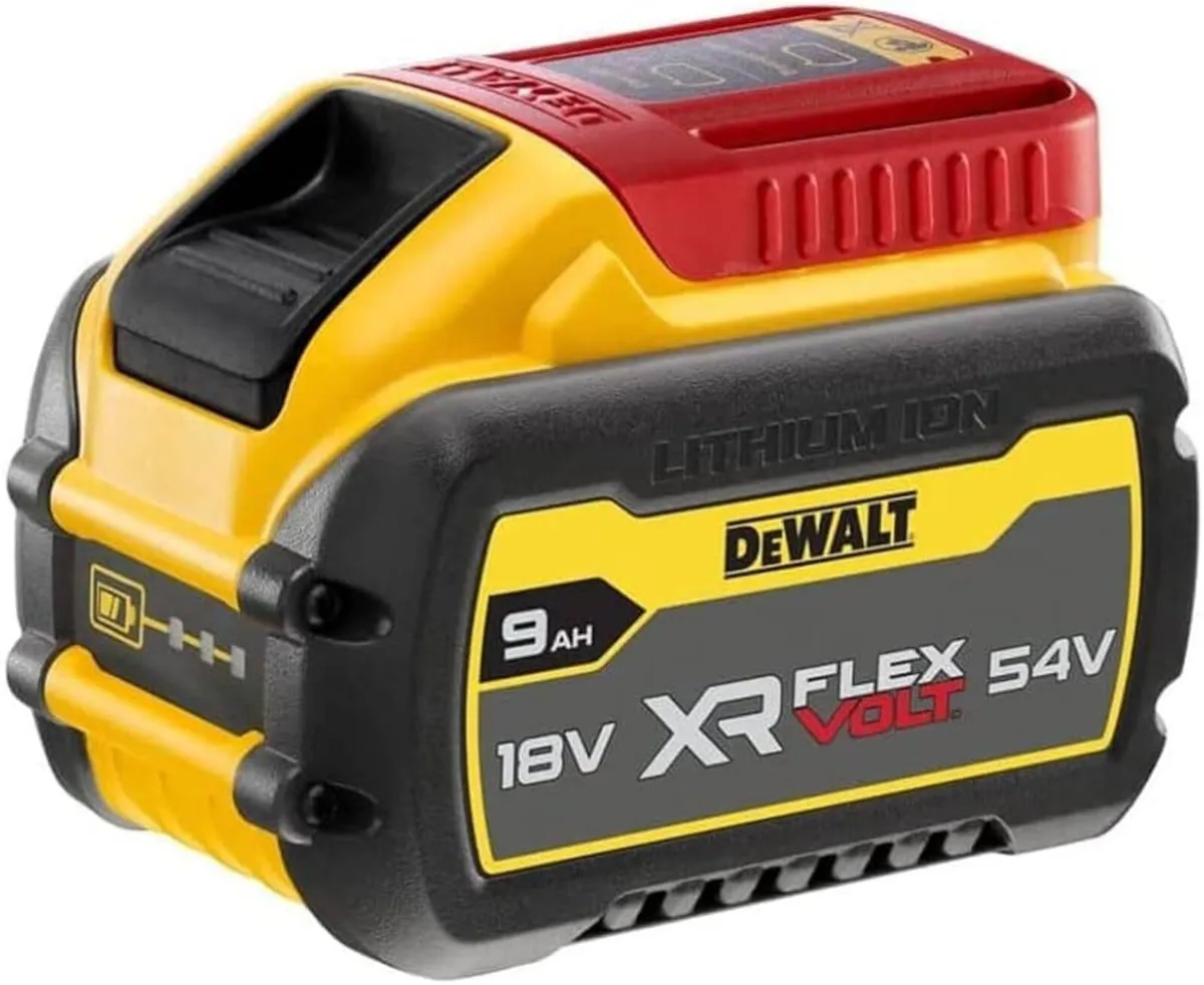 54V / 18V DeWalt XR FLEXVOLT 9Ah Battery - Image 1